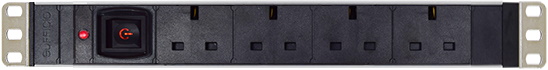 [741271589886] EP4GR, EP4GR, 4 x UK socket / UK plug, 3 meter cable 3X1.5mm²