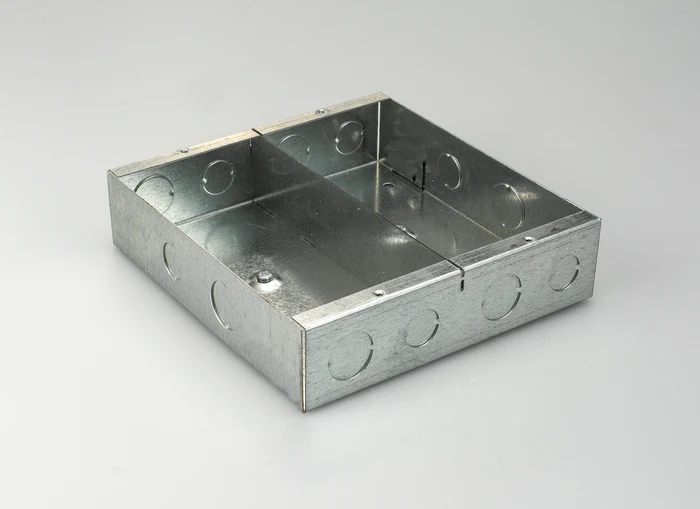 [714833944836] ESB-2P, PAVIX  Slab box with 2 separated compartments, depth 60mm