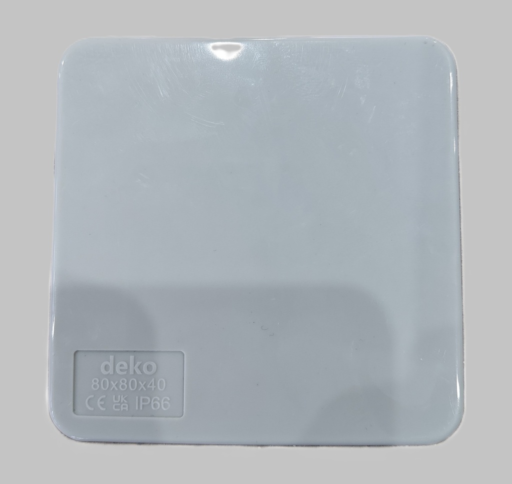 [741271577586] DXS-1, IP66 Junction Box, 80*80*40 without holes