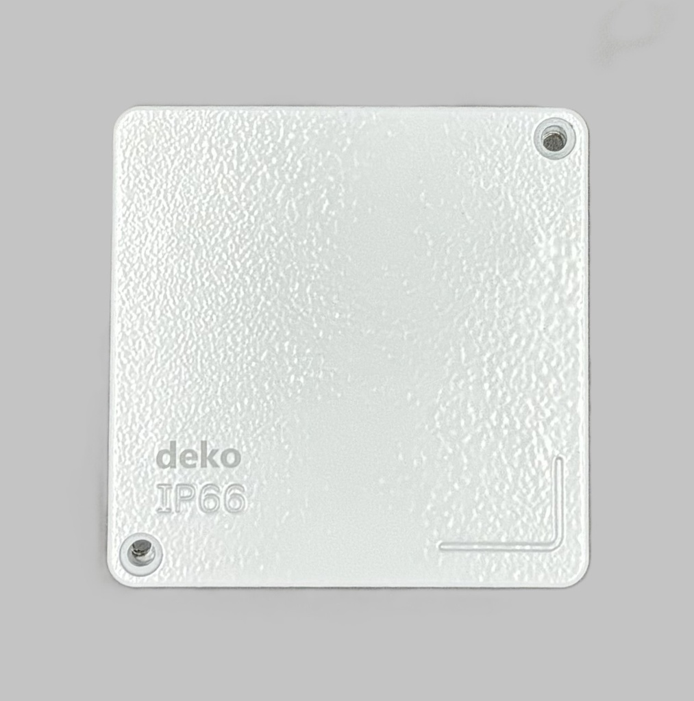 [741271577821] DML-1, Aluminium IP66 Junction Box, 91*91*54 without holes