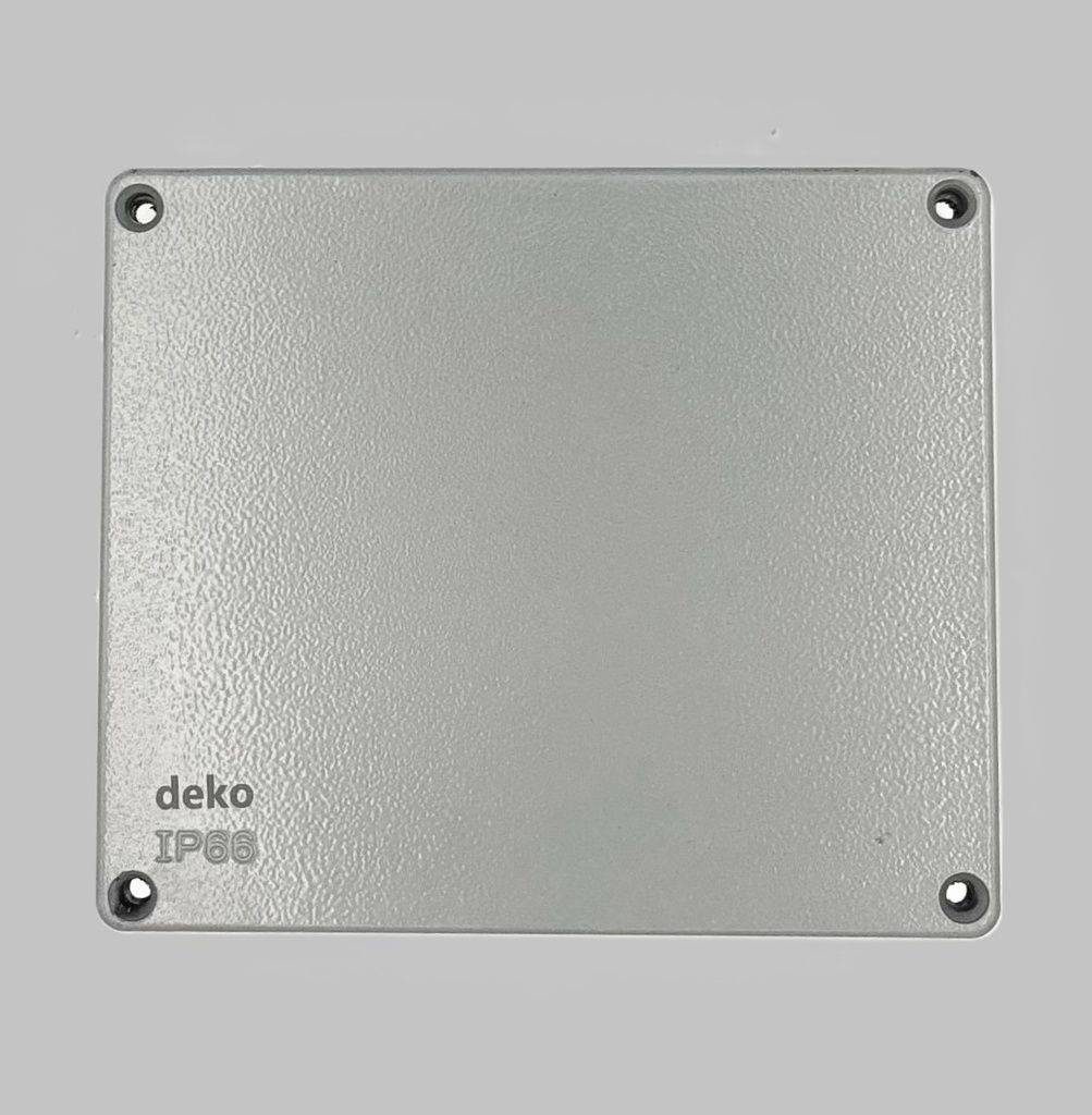 [741271577845] DML-3, Aluminium IP66 Junction Box, 155*130*58 without holes