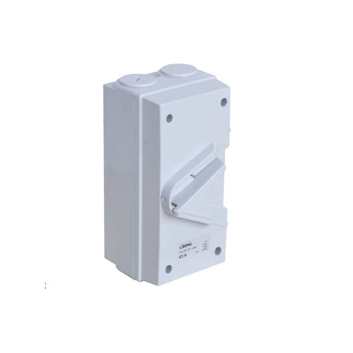[741271578163] BS-UKF-435, Isolator switch 4 x35A, Copper junction, Earth joint, IP65