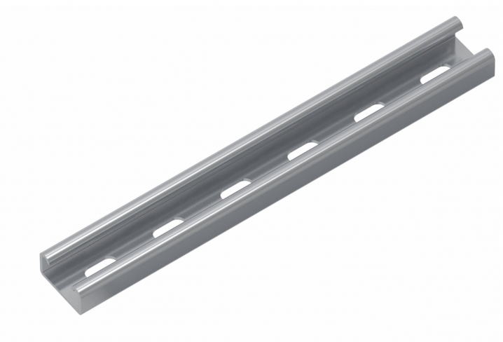 [G-2141E] C Channel, C channel top slotted 21x41 L:3000 - PG