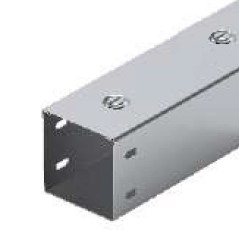 [MTO5050] Steel Cable Trunkings, Steel Cable Trunkings - quick fix lid 50x50 / L:3000 - PG