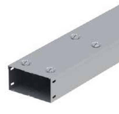 [MTO10050] Steel Cable Trunkings, Steel Cable Trunkings - quick fix lid 50x100 / L:3000 - PG