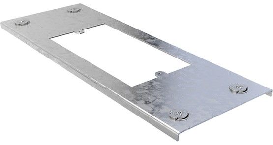 [MQRTIMW100] Steel Cable Trunkings, BS Twin Socket plate for 50x100 - PG