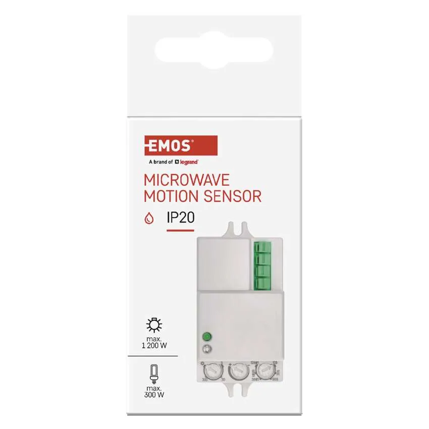 [1454014100] G1210, MW motion sensor IP20 1200W white