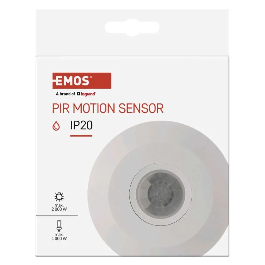 [1454009200] G1150, PIR motion sensor IP20 2000W white