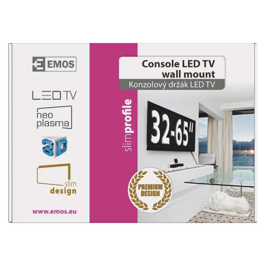 [3232336400] KT3364, Turn TV wall mount 32–80" (81–203 cm)
