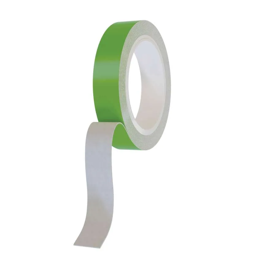 [2005060900] F6090, Double-sided foam tape 20 mm / 3 m, green