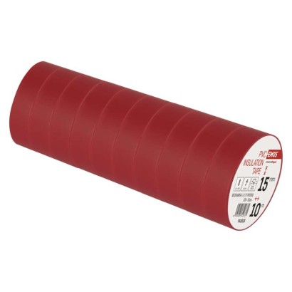 [2001151030] F61513, Insulating Tape PVC 15mm/10m red