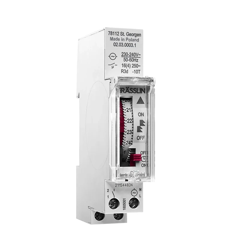 [20300031G] talento211mini, Grasslin DIN Rail Time Switch Talento 211 mini