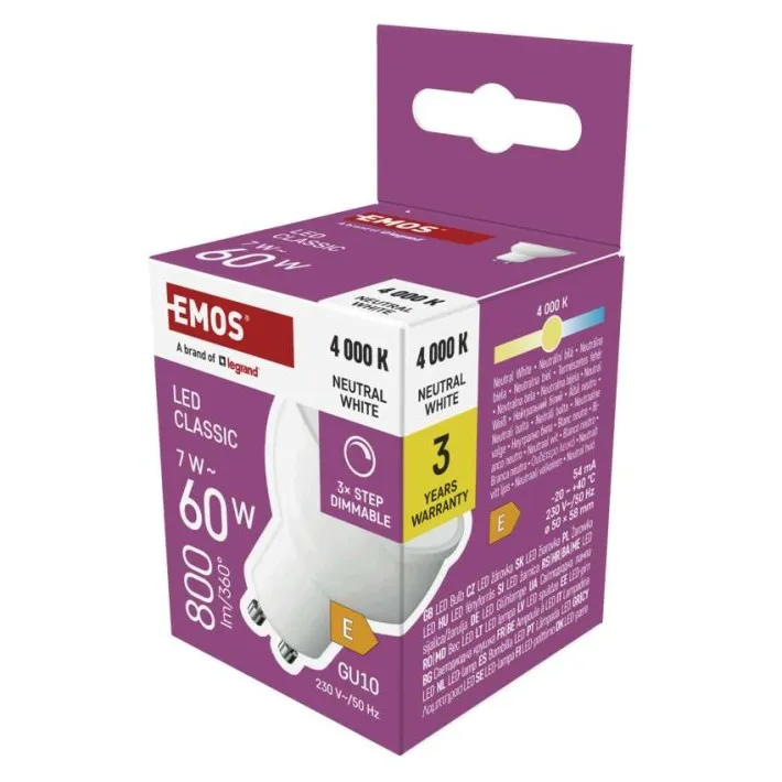 [1525730432] ZQ8E44S, LED Bulb Classic MR16 / GU10 / 7 W (60 W) / 800 lm / neutral white / dimmable