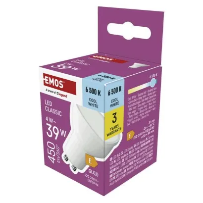[1525730118] ZQ8E24, LED Bulb Classic MR16 white/ GU10 / 4 W (39 W) / 450 lm / Cool White