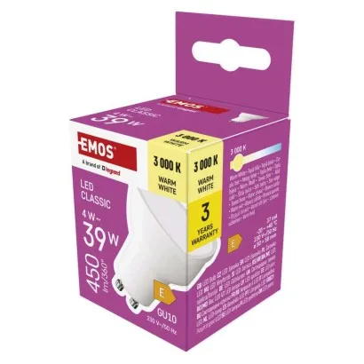 [1525730230] ZQ8E22, LED Bulb Classic MR16 / GU10 / 4 W (39 W) / 450 lm / Warm white