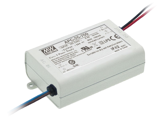 [APC-25-700] APC-25-700, LED Power Supplies 25.2W 11-36V 700mA CC LED PS