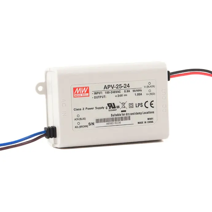 [APV-25-24] APV-25-24, LED Power Supplies 25.2W 24V 1.05A CV LED PS