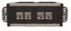[0727363259646] CN-20, Connecto Power - Distribution unit for 2 modules with 4 keystones