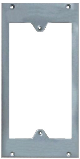[0727363257871] EFP-2G, PAVIX Fixing plate for 2 gang accessories (120.6mm fixing centers)